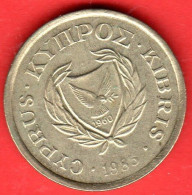 Cipro - Chyprus - Kıbrıs - Chypre - 1985 - 2 Cents - QFDC/aUNC - Come Da Foto - Chypre