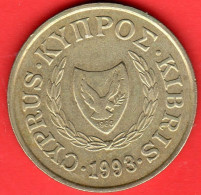 Cipro - Chyprus - Kıbrıs - Chypre - 1993 - 20 Cents - QFDC/aUNC - Come Da Foto - Cipro