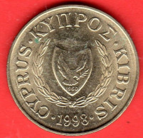 Cipro - Chyprus - Kıbrıs - Chypre - 1998 - 5 Cents - QFDC/aUNC - Come Da Foto - Chipre