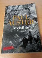 Novela "Invisible" De Paul Auster  Libro En Catalan (2010)  Edicions 62 - Romane