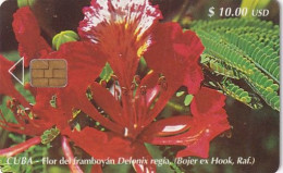 CUBA - Flower, Tirage 30000, 12/00, Used - Kuba