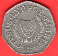 Cipro - Chyprus - Kıbrıs - Chypre - 1996 - 50 Cents - SPL/XF - Come Da Foto - Chipre