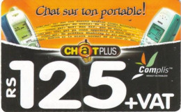 MAURITIUS - Complis By CELLPLUS Prepaid Card 125 Rs, Exp.date 31/12/05, Used - Mauricio