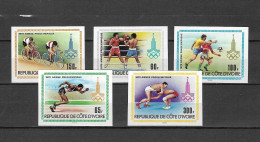 Olympic Games 1980 , Cote Ivoire  -  Zegels Postfris - Summer 1980: Moscow