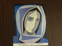 Cyprus 1974 Refugees Maximum Card - Cartas
