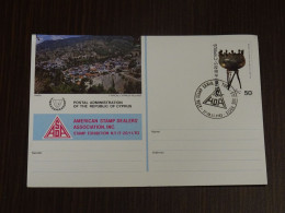 Cyprus 1983 New York Philatelic Exhibition Commemorative Cancel - Storia Postale