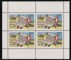 Infantrie 543 - Block Ohne Inschrift - Stabs Kp. Geb. Füs. Bat. 108 - Postfrisch/**/MNH - Etichette