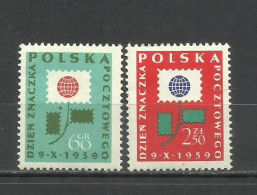 Poland 1959 - Mi. 1125/26 MNH - Neufs