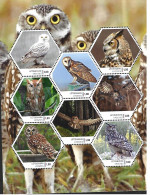 Luxemburg 2024 Owls 1      Birds Sheetlet     Postfris/mnh/neuf - Ongebruikt
