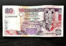 Bankbiljet Sri Lanka... 20 Rupees 1995 - Sri Lanka