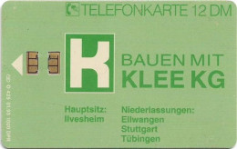 Germany - Bauen Mit Klee KG - O 0425 - 01.1993, 12DM, 1.000ex, Used - O-Series: Kundenserie Vom Sammlerservice Ausgeschlossen