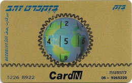 Israel - Bezeq - Gold Card #4, Magnetic Remote Mem. Used - Israël