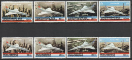 Nouvelles Hébrides 2ème Anniversaire Des Vols Quotidiens Du Supersonique 1978 France Anglaise N°527/534 Neuf** - Unused Stamps