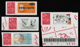 YT N° 3802Ab  X4 - Neufs ** - MNH - Autoadhesif - Autocollant - Personnalisé - Ungebraucht