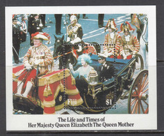 1985 Fiji Life And Times Of The Queen Mother Souvenir Sheet MNH - Fidji (1970-...)