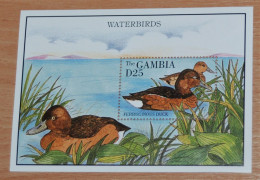 GAMBIA 1995, Water Birds, Ducks, Mi #B249, Souvenir Sheet, MNH** - Ducks