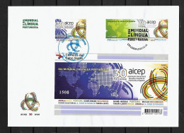 2020 Joint Portugal And Cape Verde, MIXED FDC WITH  BOTH STAMPS + SOUVENIR SHEET:: 30 Years AICEP - Emissions Communes