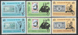 Nouvelles Hébrides 100ème Anniversaire De La Mort De Sir Rowland Hill 1979 France Anglaise N°553/558 Neuf** - Unused Stamps