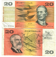 Australia 20 Dollars 1991 F Fraser-Cole - 1974-94 Australia Reserve Bank (paper Notes)