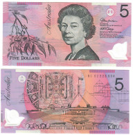 Australia 5 Dollars 2002 UNC "MacFarlane-Henry" - 1992-2001 (polymeerbiljetten)