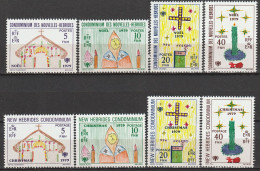 Nouvelles Hébrides Noel Et Année Internationale De L Enfant Dessins 1979 France Anglaise N°567/574 Neuf** - Unused Stamps