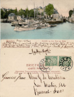 NETHERLANDS 1903 POSTCARD SENT FROM ZAANDAM TO BUENOS AIRES - Storia Postale
