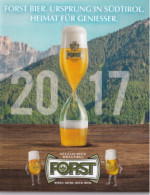 Calendarietto - Birra Forst  - Anno 2017 - Petit Format : 1991-00