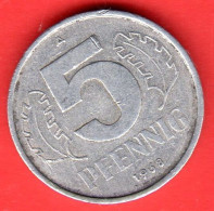 RDA - DDR - Germany - 1958 - 5 Pfennig - BB/VF - Come Da Foto - 5 Pfennig