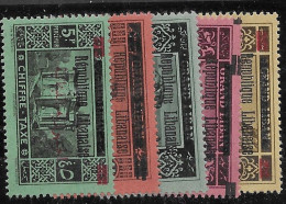 Grand Liban 1928 Complete Set Postage Due Taxe Mh * 23 Euros - Neufs