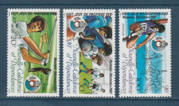 Nouvelle Calédonie - YT N° 546 à 548 ** - Neuf Sans Charnière - 1987 - Nuevos