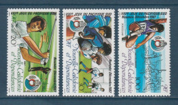 Nouvelle Calédonie - YT N° 546 à 548 ** - Neuf Sans Charnière - 1987 - Unused Stamps