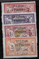 Grand Liban 1924 Airmail Mh* 65 Euros - Poste Aérienne