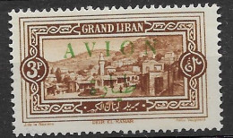 Grand Liban 1925 Airmail Mh* 5 Euros - Posta Aerea