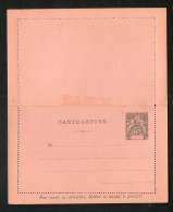 CM 6 - Entier -Carte Lettre - Nouvelle Calédonie - 25c Noir - Cartas & Documentos