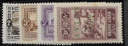 Grand Liban 1925 Complete Airmail Set Mh* 20 Euros - Luftpost