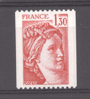 France  :  Yv  2063a  **       Numéro Rouge - 1977-1981 Sabine Of Gandon