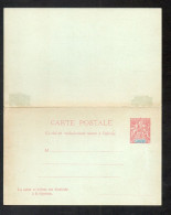 CM 9 - Entier -C P Réponse Payée- Nelle Calédonie - 10c+ 10c Rouge Sans Date - Cartas & Documentos