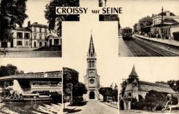 78 , Cpsm  CROISSY Sur SEINE , 14.665 , Multivues    (9792.F24) - Croissy-sur-Seine