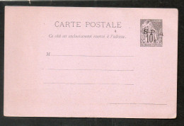 CM 19 - Saint Pierre Et Miquelon - Entier -carte - 10c Noir - Storia Postale