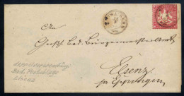 WÜRTTEMBERG - ELSENZ - EPPINGEN / 1864 FALT BRIEF MIT DOPPEL VERWENDUNG / 6 BILDER (ref  17) - Covers & Documents