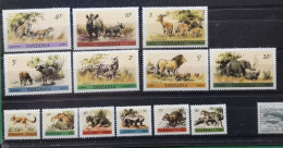 Tansania Tanzania 1980 Wildtiere Mi 163/76** Nicht Komplett, Ohne Giraffen - Tanzanie (1964-...)