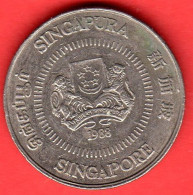 SINGAPORE - Singapura - 1988 - 10 Cents - SPL/XF - Come Da Foto - Singapur