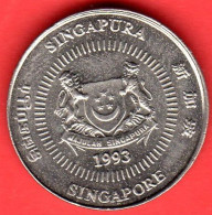 SINGAPORE - Singapura - 1993 - 10 Cents - QFDC/aUNC - Come Da Foto - Singapore