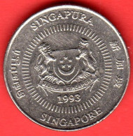 SINGAPORE - Singapura - 1993 - 10 Cents - QFDC/aUNC - Come Da Foto - Singapore