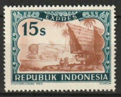 1948 Republik Indonesia EXPRES 15 Sen MH* - Indonésie