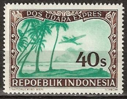 Repoeblik Indonesia 1948 40 Sen POS UDARA EXPRES MNH**/postfris - Indonésie