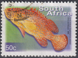 2002 Südafrika ° Mi:ZA 1290C, Sn:ZA 1178a, Yt:ZA 1127Ha, Coral Hind (Cephalopholis Miniata) Fische - Oblitérés