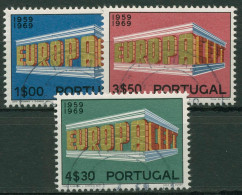 Portugal 1969 Europa CEPT Tempel 1070/72 Gestempelt - Used Stamps