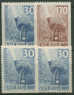 Schweden 1958 Bessemer-Stahl 441/42 Postfrisch - Nuovi