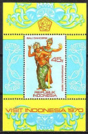 Indonesia 1970 Dancers. ZBL 681 (Blok 16). MNH/**/postfris. See Description - Indonésie